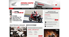 Desktop Screenshot of espace-moto.com